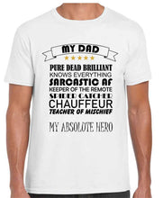 Load image into Gallery viewer, My Dad List Tshirt
