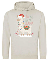 Load image into Gallery viewer, Fa La La La Llama Hoodie
