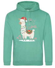 Load image into Gallery viewer, Fa La La La Llama Hoodie
