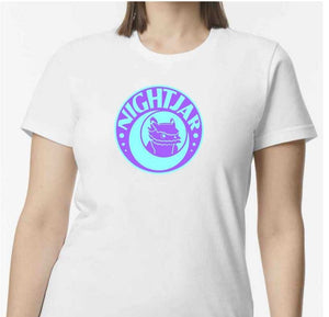 Nightjar Sounds Ladies Fitted Cotton Tshirt