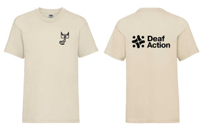 Madison's Zoo | Deaf Action Cat T-Shirt