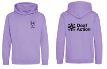 Load image into Gallery viewer, Madison&#39;s Zoo | Deaf Action Rabbit Hoodie
