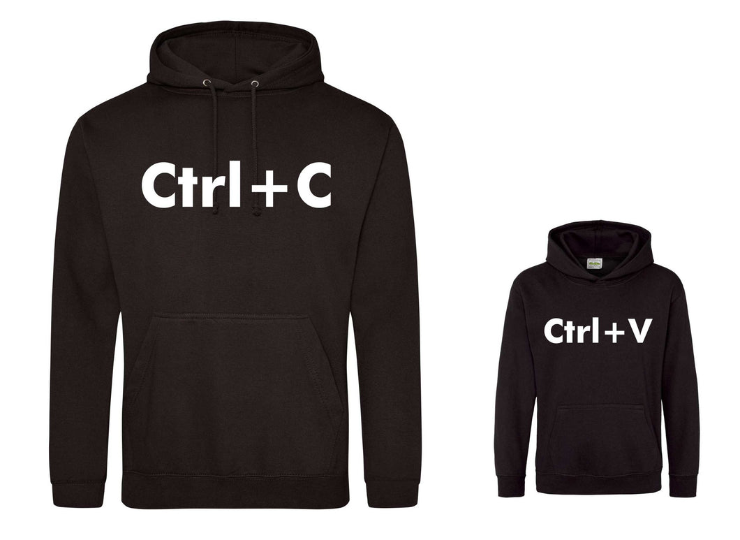 Adult and Child Matching copy paste Hoodie