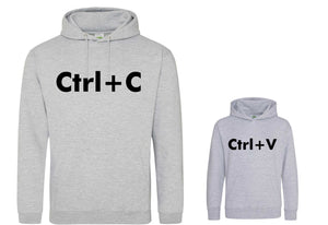 Adult and Child Matching copy paste Hoodie