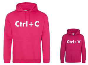 Adult and Child Matching copy paste Hoodie
