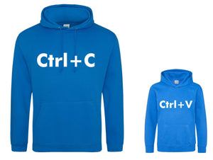 Adult and Child Matching copy paste Hoodie