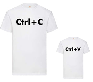 Adult and Child Matching copy paste t-shirt